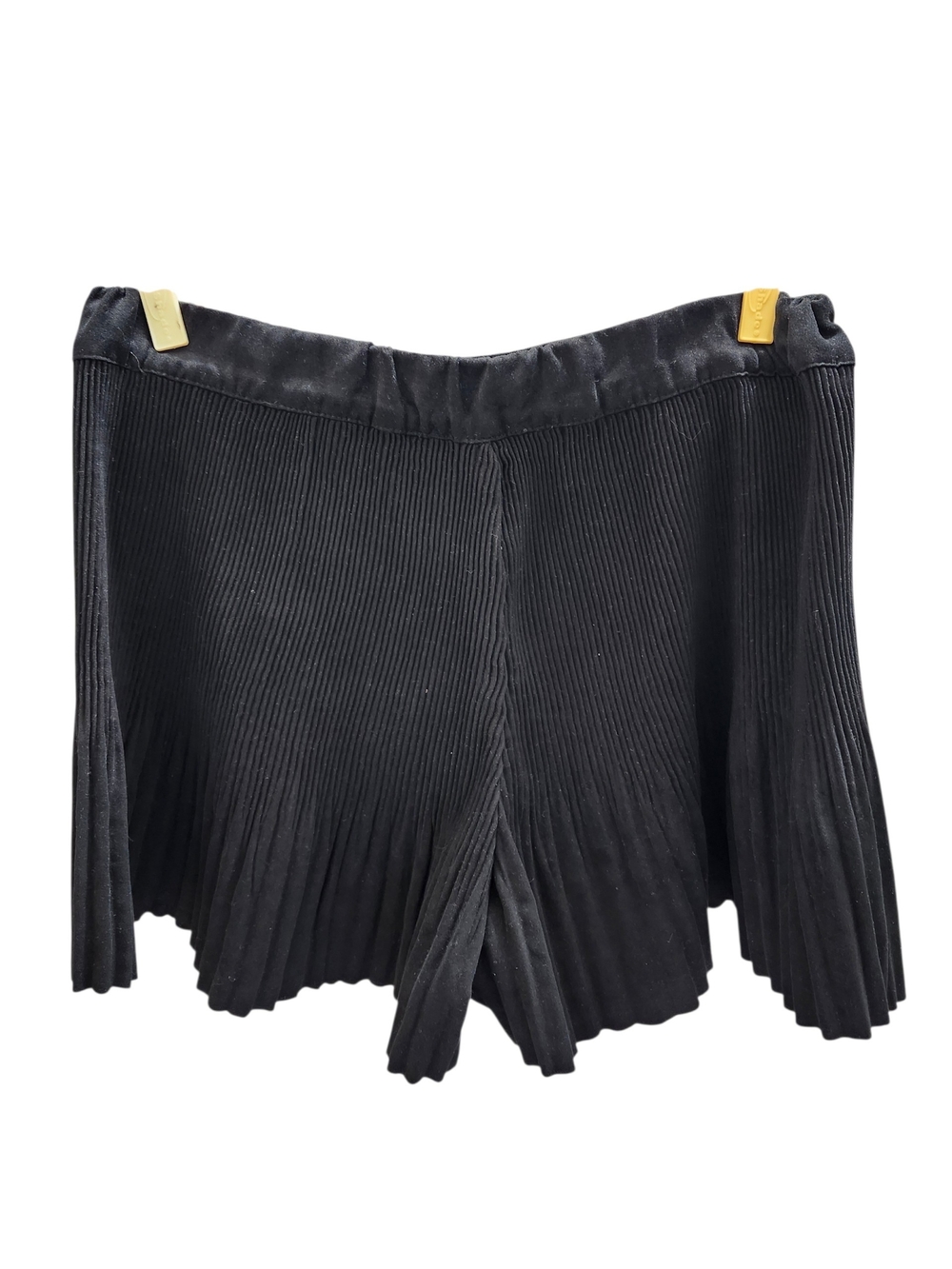 ZARA Black Pleated Flowy Shorts with Self-Tie Waist 🖤 - Picture 3 of 4